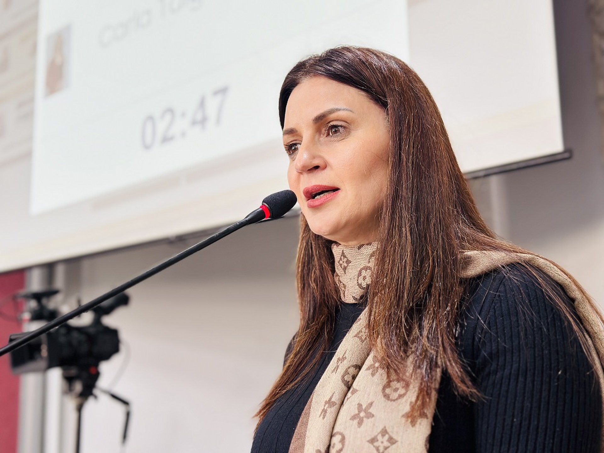 Vereadora Carla Talgatti pede melhorias no pavimento de via do Bairro Atlântico