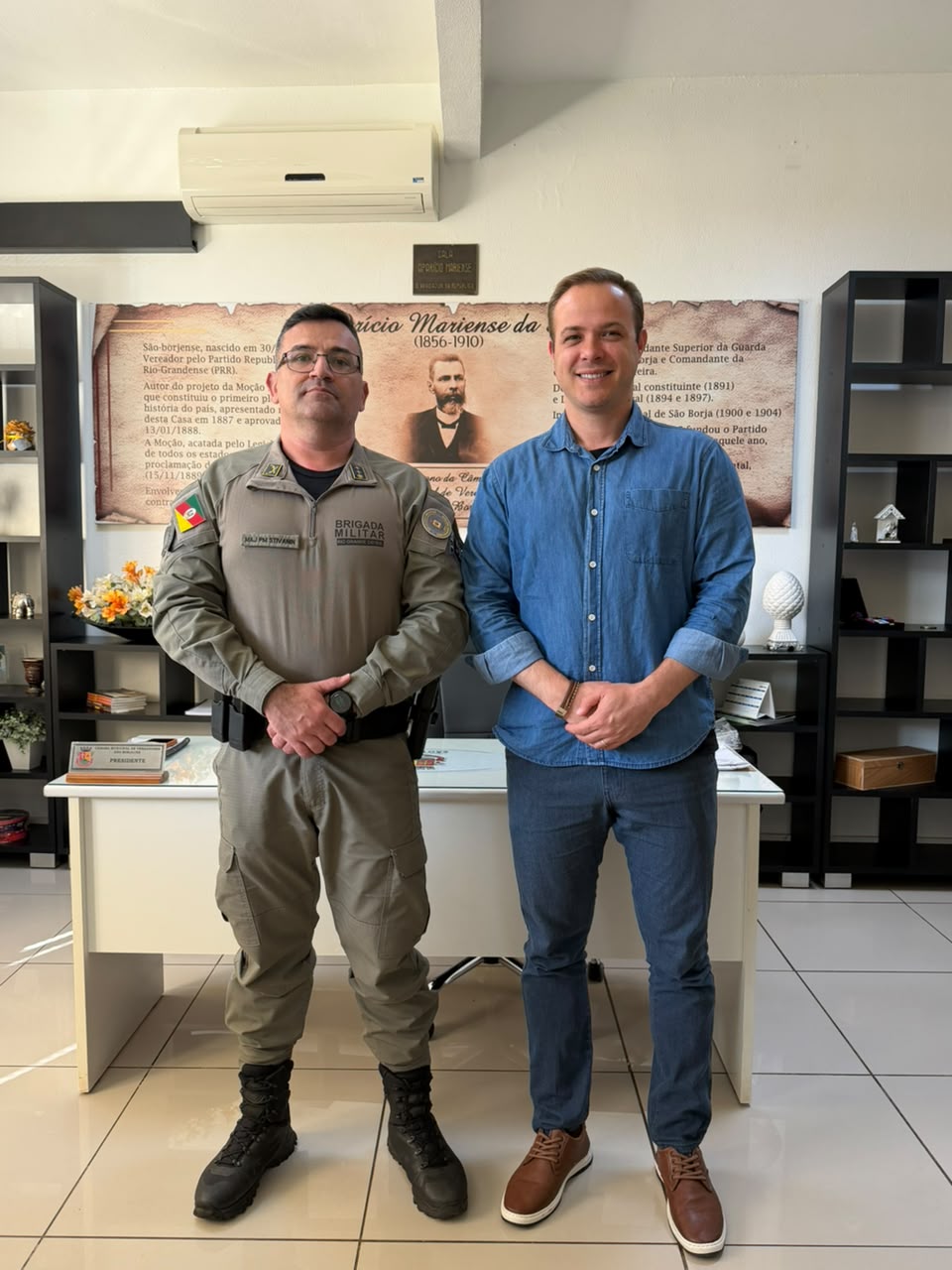 Câmara recebe novo comandante do 48º BPM