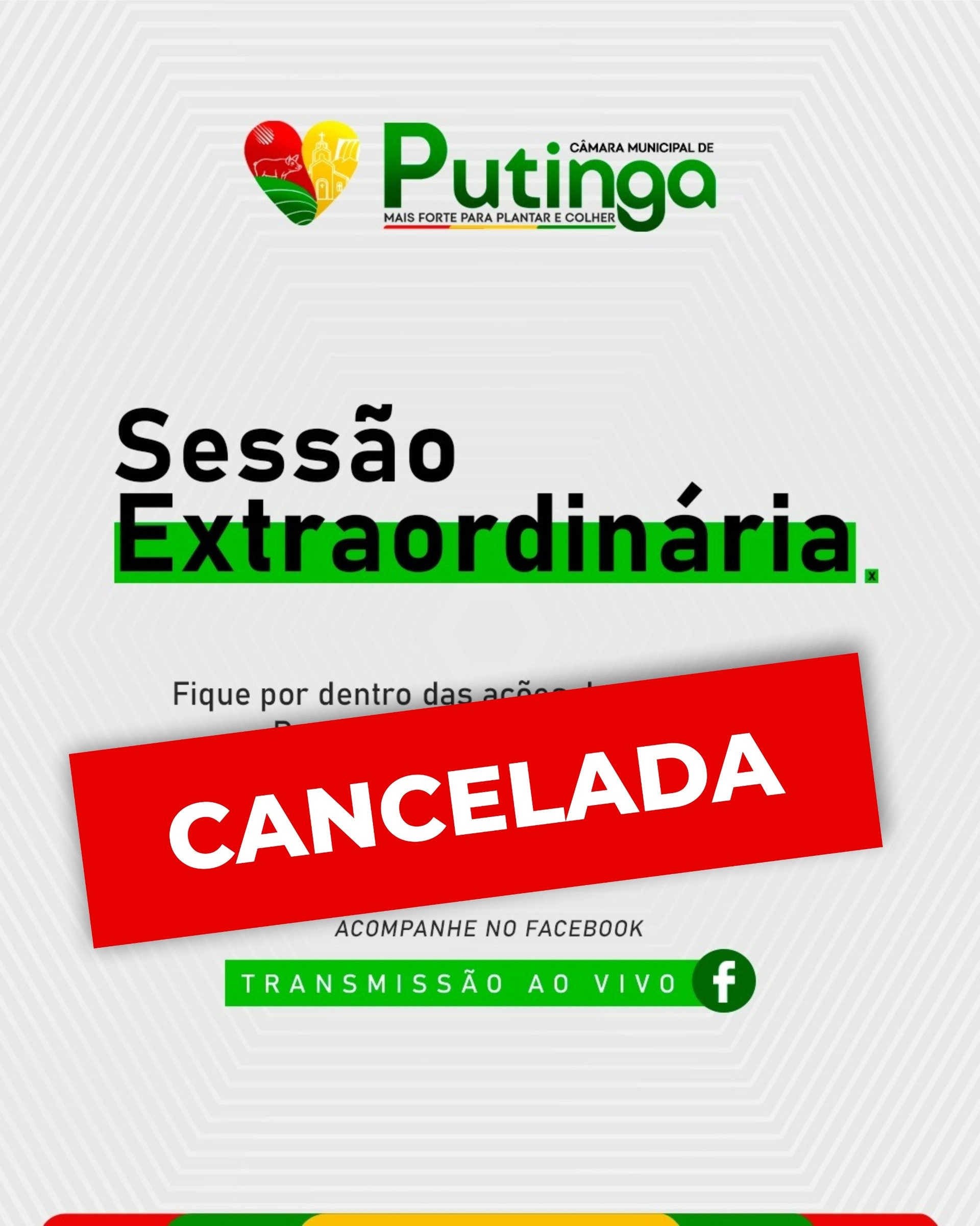 Sessão extraordinária para votação de incentivo à Meteoro Alimentos é cancelada em Putinga