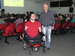 Presidente do Legislativo Décio Loureiro e Vereador Clairton Pivoto