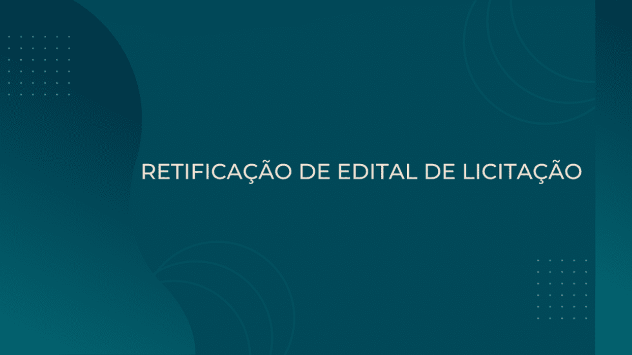 AVISO DE RETIFICAÇÃO N 01- PREGÃO ELETRÔNICO Nº 03/2026