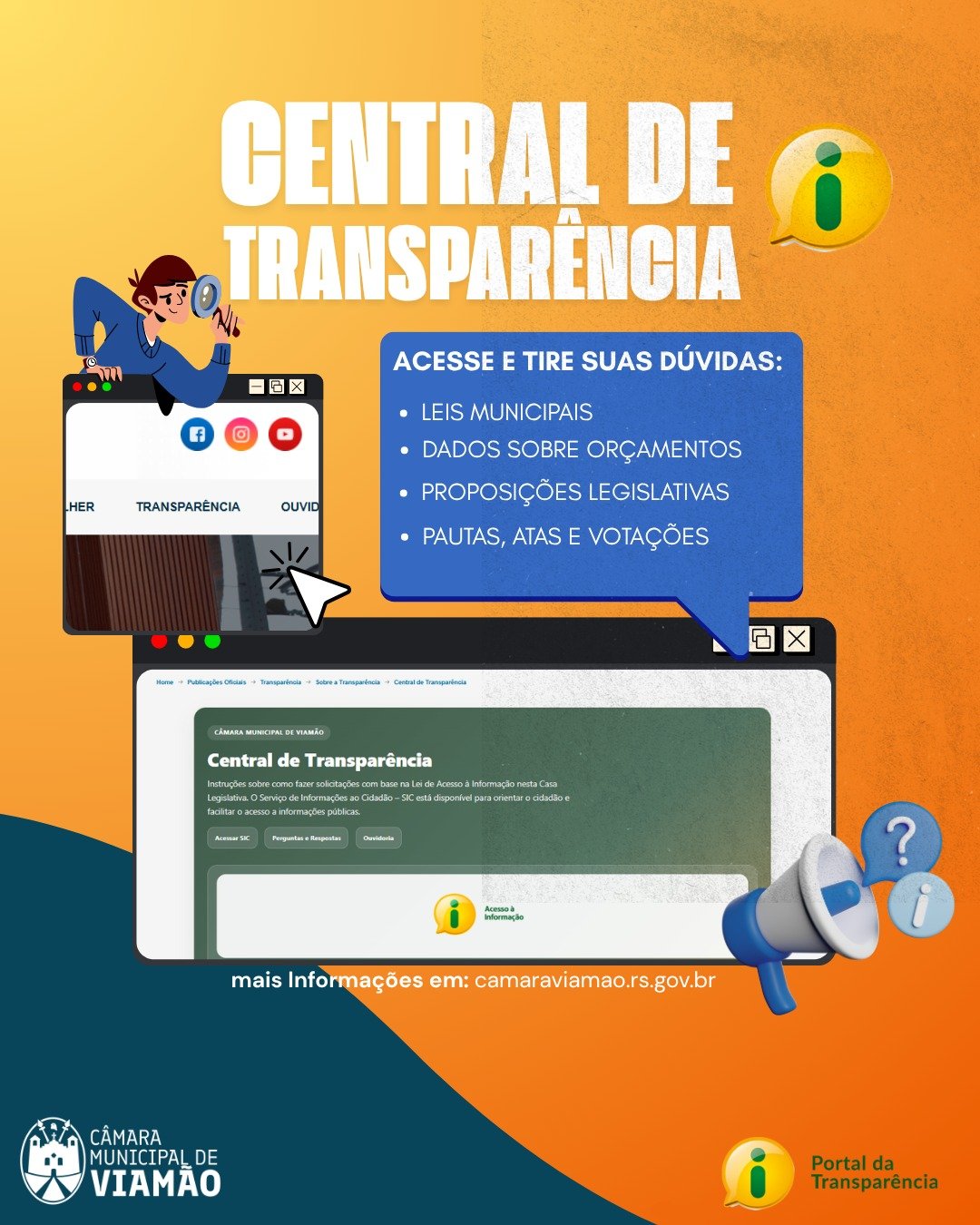 Central de Transparência: acesso à informação