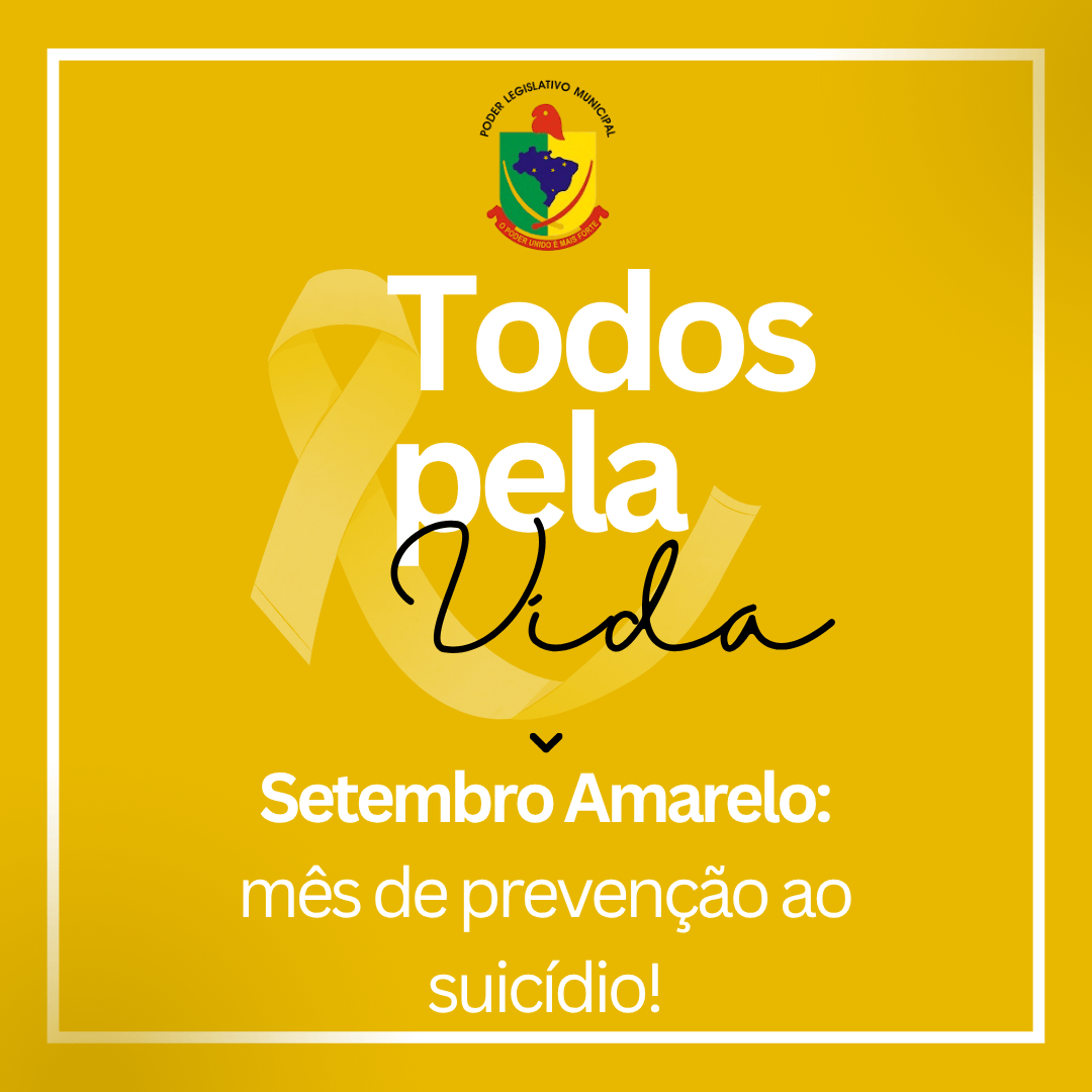 SETEMBRO AMARELO | PREVENÇÃO E VALORIZAÇÃO DA VIDA