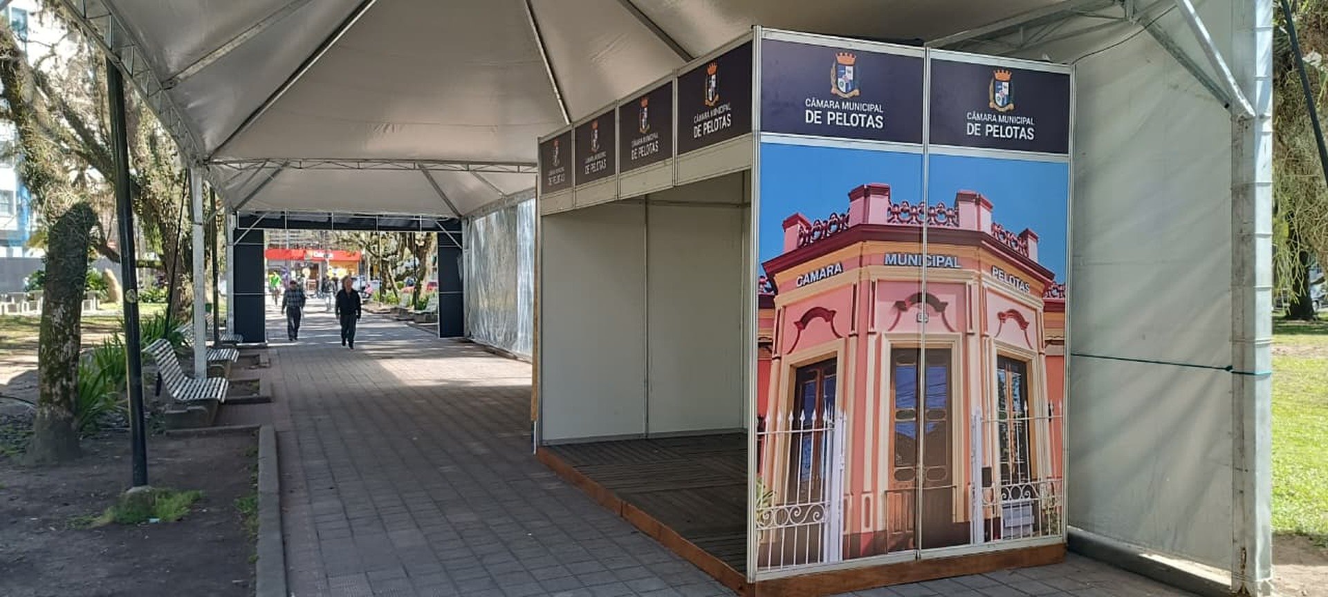 Câmara está com estrutura pronta para participação na Feira do Livro
