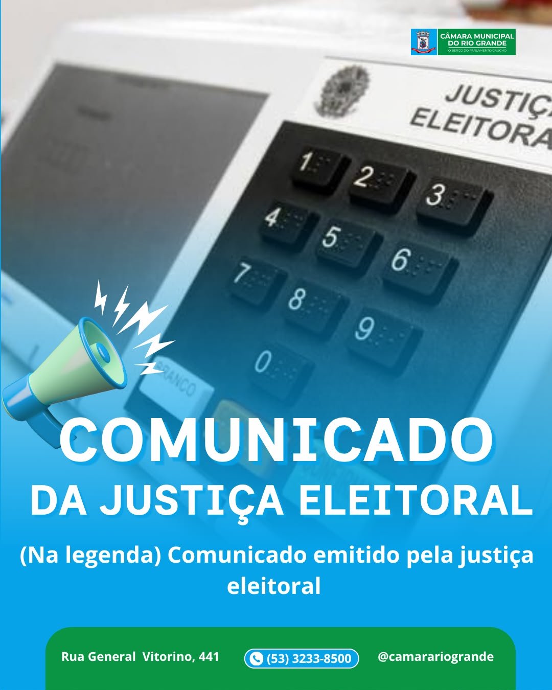 Comunicado Oficial - TRE