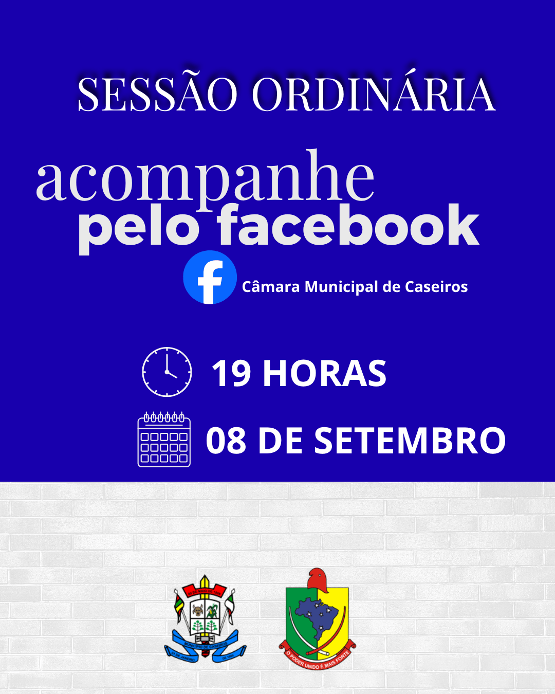 Pauta da Sessão Ordinária de 08 de setembro de 2026
