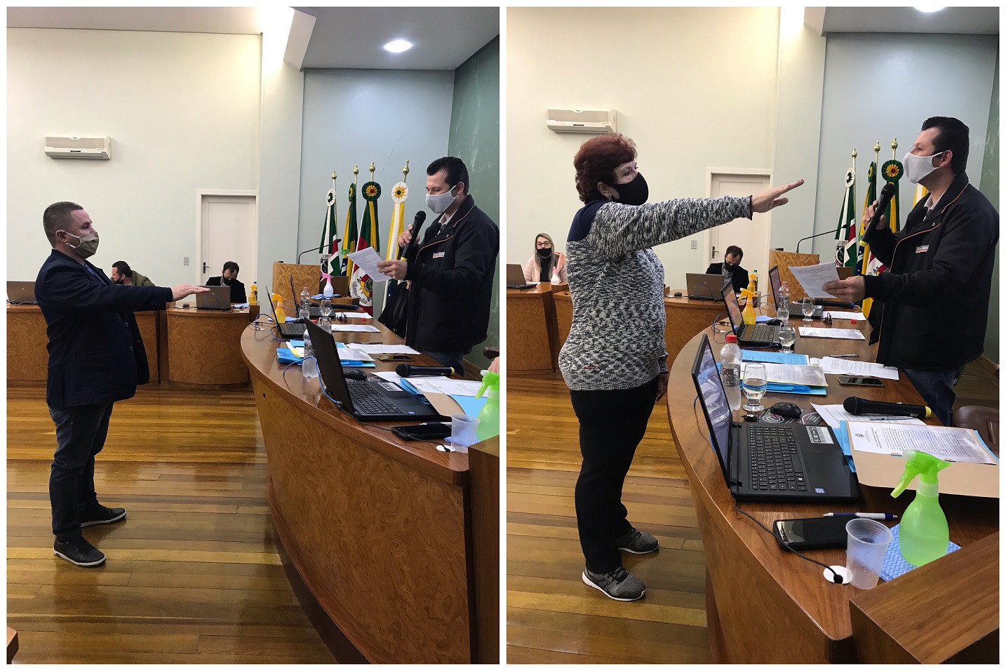 Dois Vereadores tomaram posse na última sessão