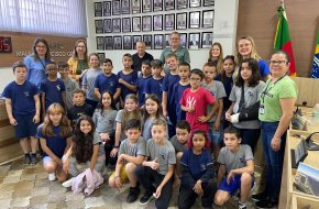 Visita dos Alunos da Rede Municipal à Câmara de Vereadores.