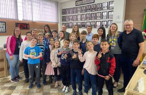 Visita dos Alunos da Rede Municipal à Câmara de Vereadores.