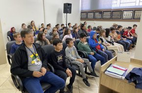 Visita dos Alunos da Rede Municipal à Câmara de Vereadores.